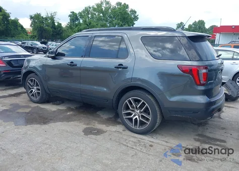 2018 Ford Explorer Sport из США, поврежденный, VIN 1FM5K8GT3JGC47533